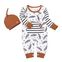 Sharemen Newborn Baby Boy Girl Letter Long Sleeve Romper Bodysuit Outfit Clothes (18-24 Months, White10)