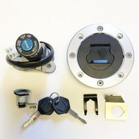 Ignition Switch Fuel Gas Cap Cover Seat Lock Key Set for Suzuki GS500 2001-2012
