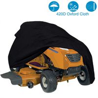 szblnsm Outdoors Lawn Mower Cover -Tractor Cover Fits Decks up to 54" Storage Cover Heavy Duty 420D Polyester Oxford, UV Protection Universal Fit Cover Storage Bag