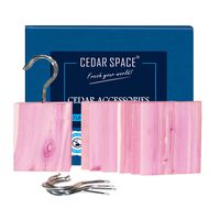 Cedar Space Cedar Blocks Cedar Balls for Closet Storage-Cedar Blocks Hanger Ups 10 Pcs