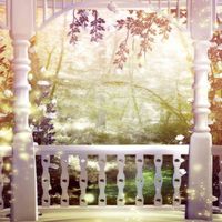 GladsBuy White Balcony with Arch 10' x 10' Computer Printed Photography Backdrop Arches or Pillars Theme Background ZJZ-728