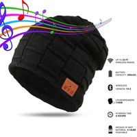 Pardecor Unisex Beanie Hat with Headphones Speaker, Wireless Headset Earphone Winter Knitted Cap with Stereo Mic, Unique Tech for Women Men Teen Boy Girls