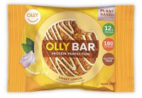 OLLY Protein Bar, 12g Plant Protein, Sweet Lemon, 1.6 oz Bars, Pack of 24