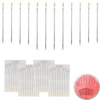 60 Pieces Assorted Self Threading Needles Hand Sewing Needle with1 Box Assorted Hand Needles Start Sew in One Second (60 PCS)