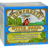 Humphreys Homeopathic Remedies Witch Hazel Clnsng Pads 60 Ct