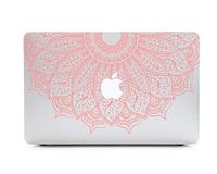DQQH Removable Vinyl Sticker Skin for MacBook Pro Air Mac 13 inch Apple Logo - Pink Mandala
