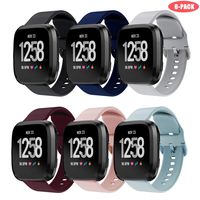 Junboer Sport Band Compatible with Fitbit Versa/Fitbit Versa 2/Fitbit Versa Lite Edition for Women and Men, Soft Silicone Adjustable Strap Replacement Fitness Wristband for Fitbit Versa Smart Watch