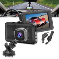 Dash Cam, FHD 1080P Car Driving Recorder 3 Inch LCD Screen 120° Angle, G-Sensor, Loop Recording,Night Vision