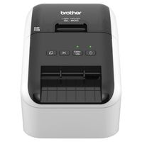 Brother QL-800 High-Speed Professional Label Printer, Lightning Quick Printing, Plug & Label Feature, Brother Genuine DK Pre-Sized Labels, Multi-System Compatible - Black & Red Printing Available