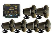 Viking 30 Watt Paging Amplifier with Loud Ringing and 6 Powered Speaker