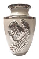 Large Brass Praying Angel Funeral Cremation Urn