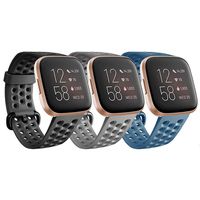 Compatible with Fitbit Versa 2/Versa/Versa Lite/Special Edition Bands Sport Strap Silicone Material Breathable Strap Bands for Fitbit Versa 2 Smart Fitness Watch