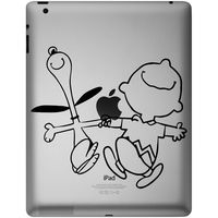 PEANUTS SNOOPY AND CHARLIE BROWN DECAL FOR IPAD 1 OR IPAD 2