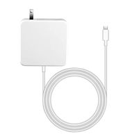 87W USB-C Charger Power Adapter Replacement USB C Power Supply Compatible with MacBook Pro 12 13 15 Inch, MacBook Air 2018, iPad Pro 2018; Dell XPS 12, XPS 13 9350 9360 9370, XPS 15 9550 9560 9570