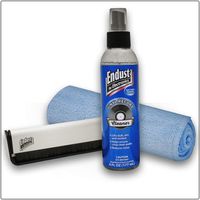 Endust For Electronics  15501 Vinyl Record Cleaning Kit, 6 Ounce Spray, Carbon Fiber Anti-Static Brush, and Microfiber Towel