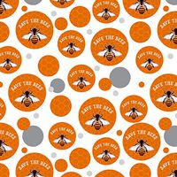 GRAPHICS & MORE Save The Bees Honey Premium Gift Wrap Wrapping Paper Roll