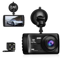 Dash Cam Dashboard Camera Recorder Rear Camera-4" Full HD 1080P Car DVR Dashboard Camera G-Sensor, Loop Recording, WDR, Parking Guard [Upgraded Version]