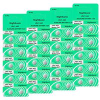 40 pcs Pack LR41 AG3 SR41 392 384 192 Battery 1.5V Button Coin Cell Batteries Nightkonic (40 Battery Count)