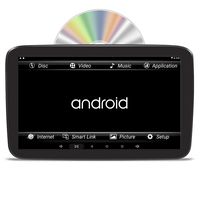 Android Headrest DVD Player 11.6" for Car Rear Seat Multimedia System Touch Screen Video Monitors for Entertainment No Battery