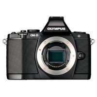 Olympus OM-D E-M5 16MP Live MOS Interchangeable Lens Camera with 3.0-Inch Tilting OLED Touchscreen [Body Only] (Black) - International Version (No Warranty) by Olympus