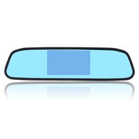 Chuanganzhuo 4.3" Inch TFT LCD Monitor Screen for Car Rear View Camera Blue Color Anti-Glare Mirror Effect