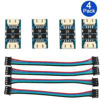TL Smoother Addon Module, BCZAMD TL Smoother Kit Signal Filter Stabilizer Module for Pattern Elimination Motor Clipping Filter 3D Printer Stepper Motor Drivers Terminator Reprap MK8 I3 Ender 3, 4Pcs