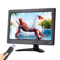 Kenowa 10.1 inch Portable Monitor Resolution 1366 X 768 with HDMI/VGA/AV-BNC/USB Input for PC, Laptop,TV Box,CCTV, Camera,Home Security System, Raspberry Pi