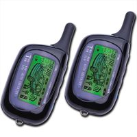 Yescom 2-Way LCD Sensor Car Alarm Remote Engine Start Security System Vehicle Truck Pager Kit Auto