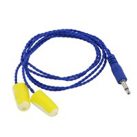 Rugged Radios AlphaBud Foam Earbuds - Mono Racing Speakers - 1/8" Plug