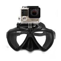 TELESIN Swimming Goggles Diving Mask Scuba Snorkel Glasses for GoPro Hero 7/6/5/4/3/3+/2/1 Session 4/5 Fusion 360 4K DJI Osmo Action Cameras (Black)