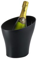 Prodyne AB-29-B SLOPE Wine Bucket, 2 Bottle, Black