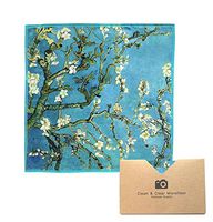 Extra Large [2 Pack] Classic Art (Vincent Van Gogh Almond Blossoms) - Ultra Premium Quality Microfiber Cleaning Cloths (Best for Camera Lens, Glasses, Screens, and All Lens.)