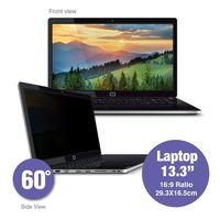 SenseAGE Anti-Blue Light Privacy Screen Protectors Filter for Laptop 13.3 inch 16:9 (11.57" x 6.5" / 293.9 x 165.1mm) for Windows Laptop/Dell/Lenovo/HP/MacBooks & PC Monitors