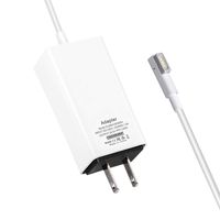 60W Mini Charger for MAC MacBook Pro 13 inch with Retina Display (Late 2009 to Mid 2012),Replacement for Magsafe 1 L-tip Portable AC Power Adapter