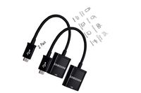 2X Pack - Samsung OTG - USB to USB Adapter for for Android Devices Galaxy S3,S4,S6,S7,Note2,Note4,Note5.- 11pin Micro