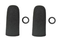 Two (2) Replacement windscreens for David Clark and Crystal Mic headsets