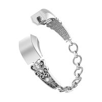 Amaphy Bands for Fitbit Alta,Stainless Steel Bling Jewel Dressy Replacement Accessories Wristband Bands Strap Women,Sliver (Sliver)