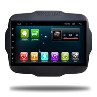 Car Head Unit GPS Navi Android 8.0 Octa for Jeep Renegade Touch Screen Car Stereo Multimeida Bluetooth Video Car Radio Audio Player Navigation (Android T8 2+32G for Jeep Renegade)