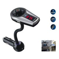 Bluetooth Handsfree FM Transmitter Car Kit MP3 Music Player Radio Jammer with Remote Control for iPhone Samsung LG Smartphone