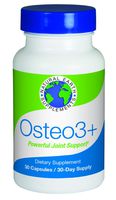 Osteo3+ All-Natural Dietary Supplement Joint Formula Targets Joint discomfort| Supports Your Joint tissues to Help Promote Flexibility and Mobility and Provide Cushioning. 180 Day Supply.