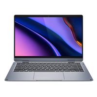 XIDU PhilBook Max 2-in-1 Convertible Laptop, 14.1 Inch FHD Slim Bezel Touchscreen, Intel E3950 Quad-core, 8GB RAM, 128GB SSD, Backlit Keyboard, Windows 10 Notebook, Star Gray