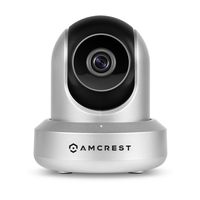 Amcrest HDSeries 720P WiFi Wireless IP Security Surveillance Camera System IPM-721S Silver (Renewed)