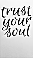 Chase Grace Studio Trust Your Soul Inspiring Motivating Vinyl Decal Sticker|Black| Cars Trucks Vans SUV Laptops Wall Art|5" X 5"|CGS495