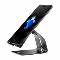 EasyAcc Tablet Stand Adjustable, Phone Stand Compatible with Phone 11 Pro Xs Max, Galaxy S20 S10 S9, Aluminum Tablet Holder Like IPad Mini, Tablets (4-10"), Nintendo Switch, Kindle, E-Reader-Silver