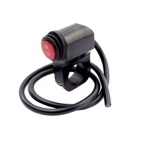 Hanperal 12V Motorcycle ATV Waterproof Handlebar Headlight Switch Fog Spot light LED On Off Switch