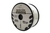 Audiopipe 20 Gauge 250 Feet White Speaker Wire Zip Cord Stranded Copper Clad Aluminum CCA