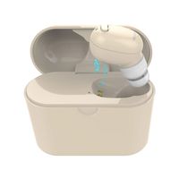 NENRENT S570+ Bluetooth Earbud,Smallest Mini Invisible V4.1 Wireless Bluetooth Earpiece Headset Headphone Earphone with 400mAh Charging Case Dock for iPhone iPad Samsung Galaxy LG Nude (1 Piece)