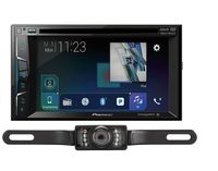 Pioneer AVH-500EX 6.2" DVD Receiver with Universal License Plate Backup Camera Package