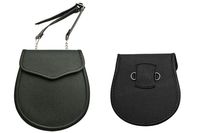 SZCO Supplies Plain Leather Sporran