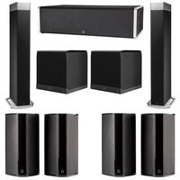 Definitive Technology 7.2 System with 2 BP9080X Tower Speakers, 1 CS9060 Center Channel Speaker, 4 SR9080 Surround Speaker, 2 Definitive Technology SuperCube 6000 Powered Subwoofer